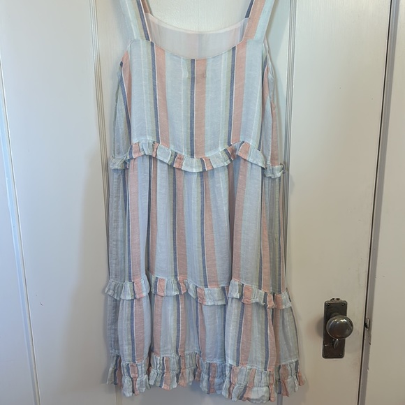 Rails NWT Sandy Dress in Biarritz Multi Stripe | Size XS | Linen Blend - Picture 12 of 15